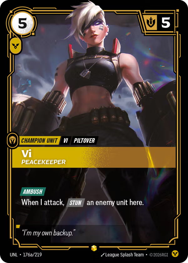 Vi, Peacekeeper [UNL-176a/219] [Unleashed]