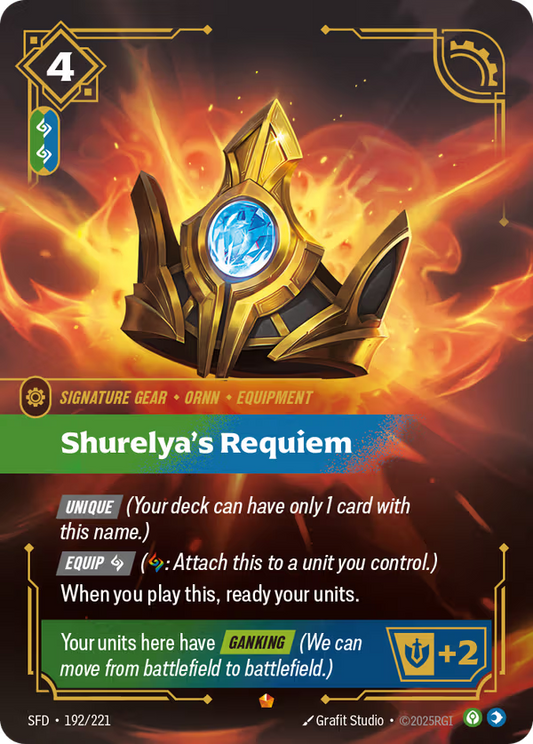Shurelya's Requiem [SFD-192/221] [Spiritforged]