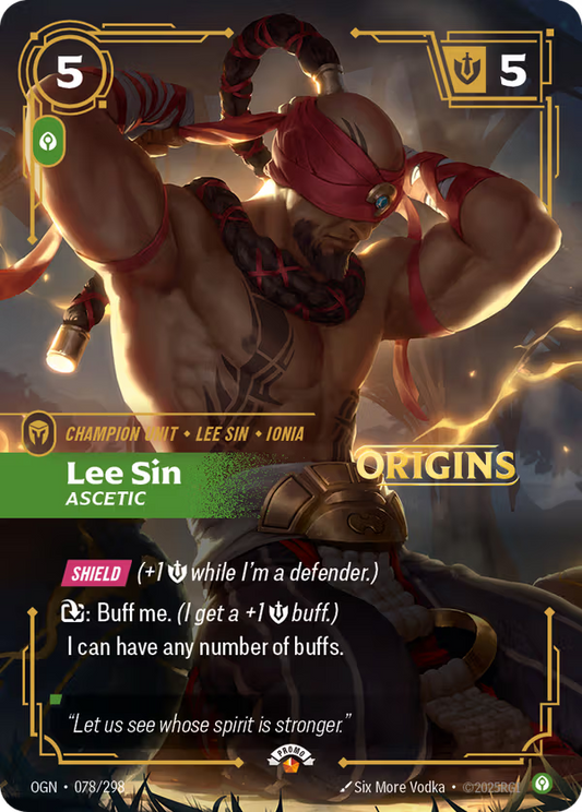 Lee Sin, Ascetic [OGN-078/298] [Origins]