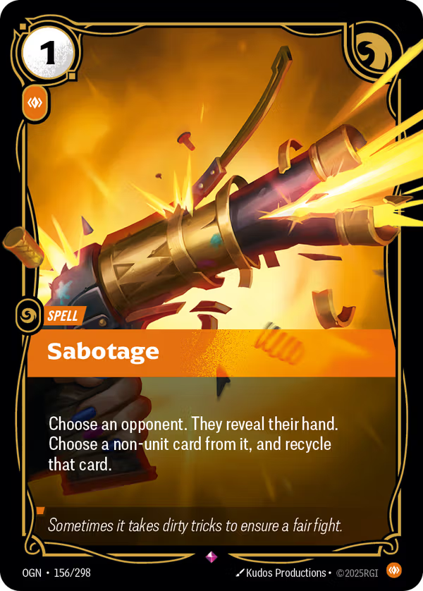 Sabotage [OGN-156/298] [Origins]