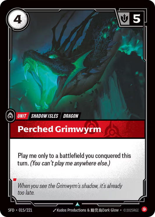 Perched Grimwyrm [SFD-015/221] [Spiritforged]