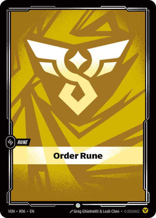 Order Rune [VEN-R06] [Vendetta]