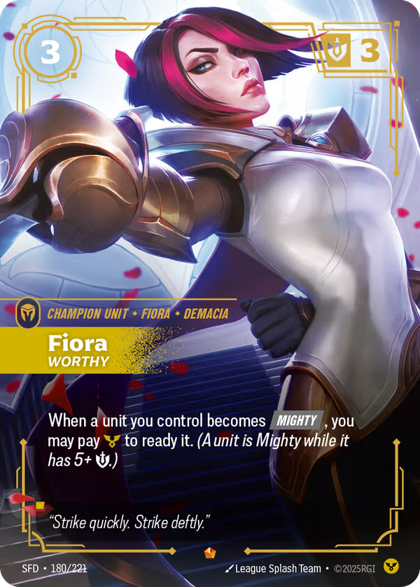 Fiora, Worthy [SFD-180/221] [Spiritforged]