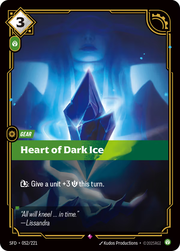 Heart of Dark Ice [SFD-052/221] [Spiritforged]