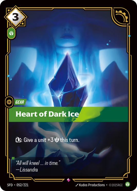 Heart of Dark Ice [SFD-052/221] [Spiritforged]