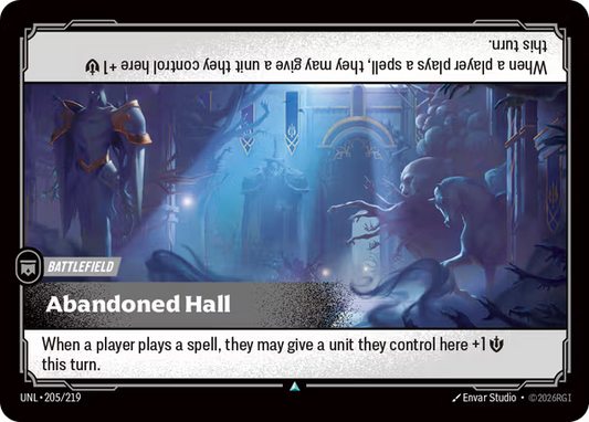 Abandoned Hall [UNL-205/219] [Unleashed] [Foil]