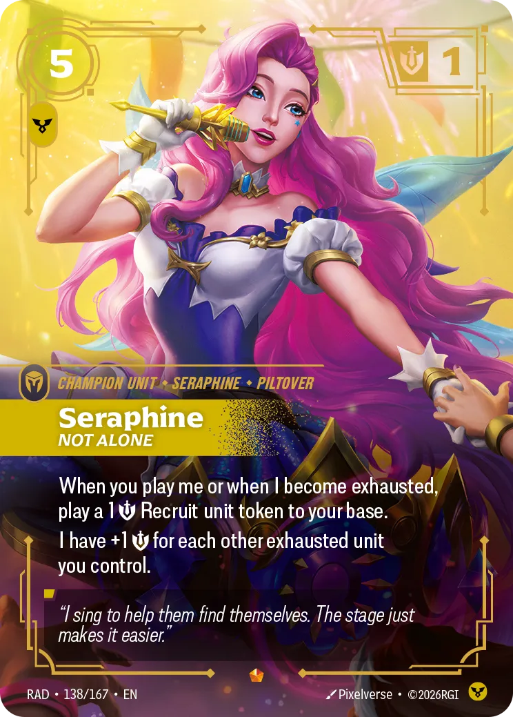 Seraphine, Not Alone [RAD-138/167] [Radiance]