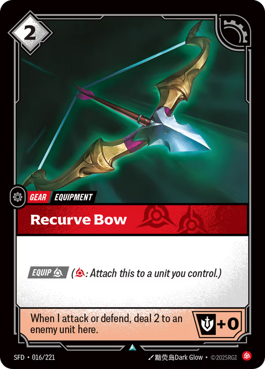 Recurve Bow SFD-016/221] [Spiritforged]