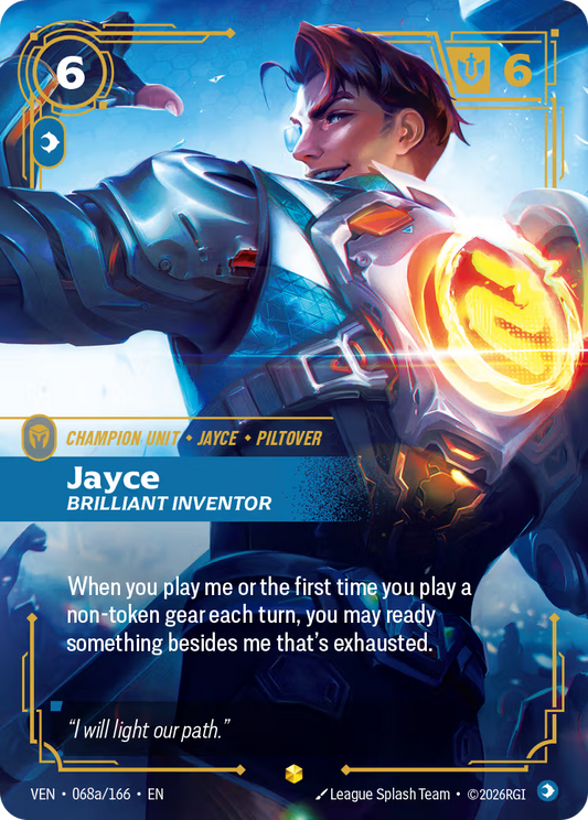 Jayce, Brilliant Inventor [VEN-068a/166] [Vendetta]