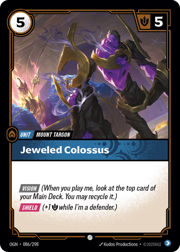 Jeweled Colossus [OGN-086/298] [Origins] [Foil]
