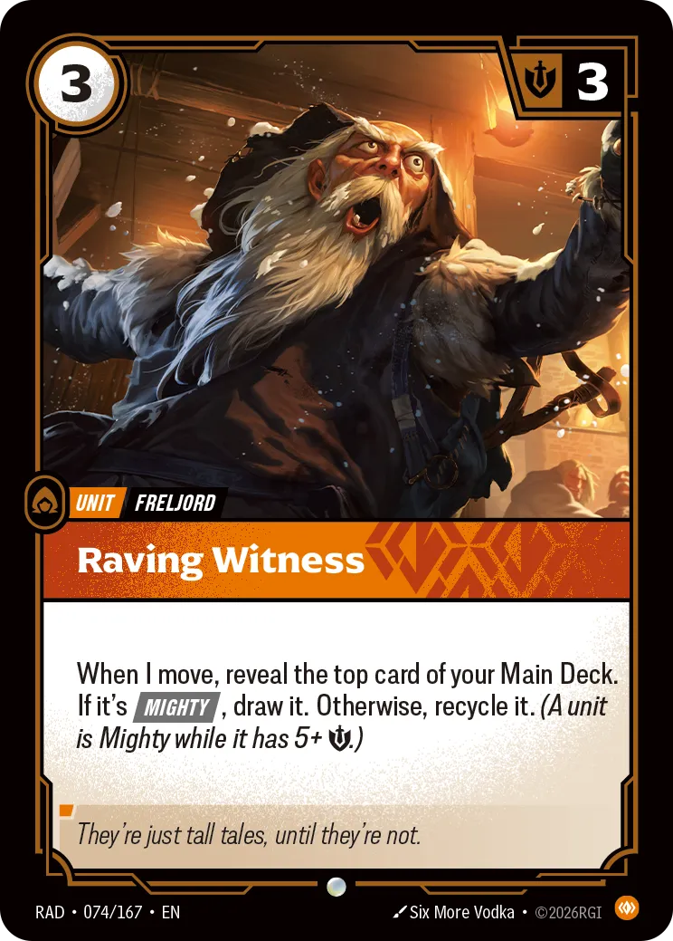 Raving Witness [RAD-074/167] [Radiance]