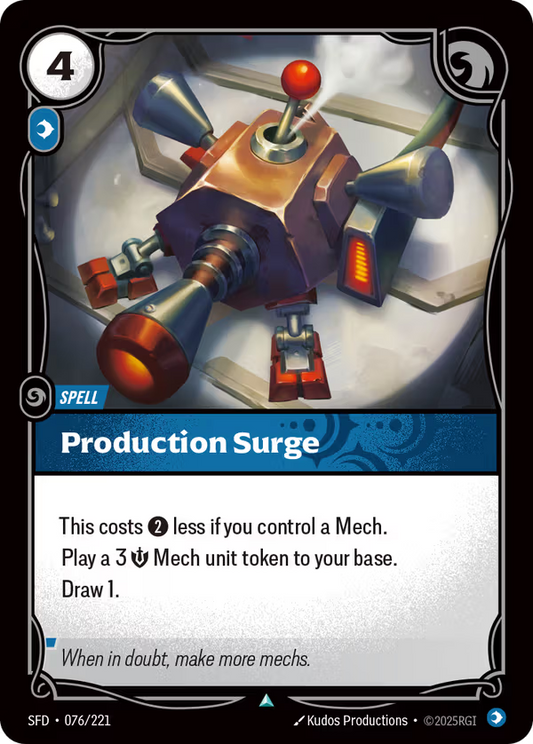 Production Surge [SFD-076/221] [Spiritforged] [Foil]
