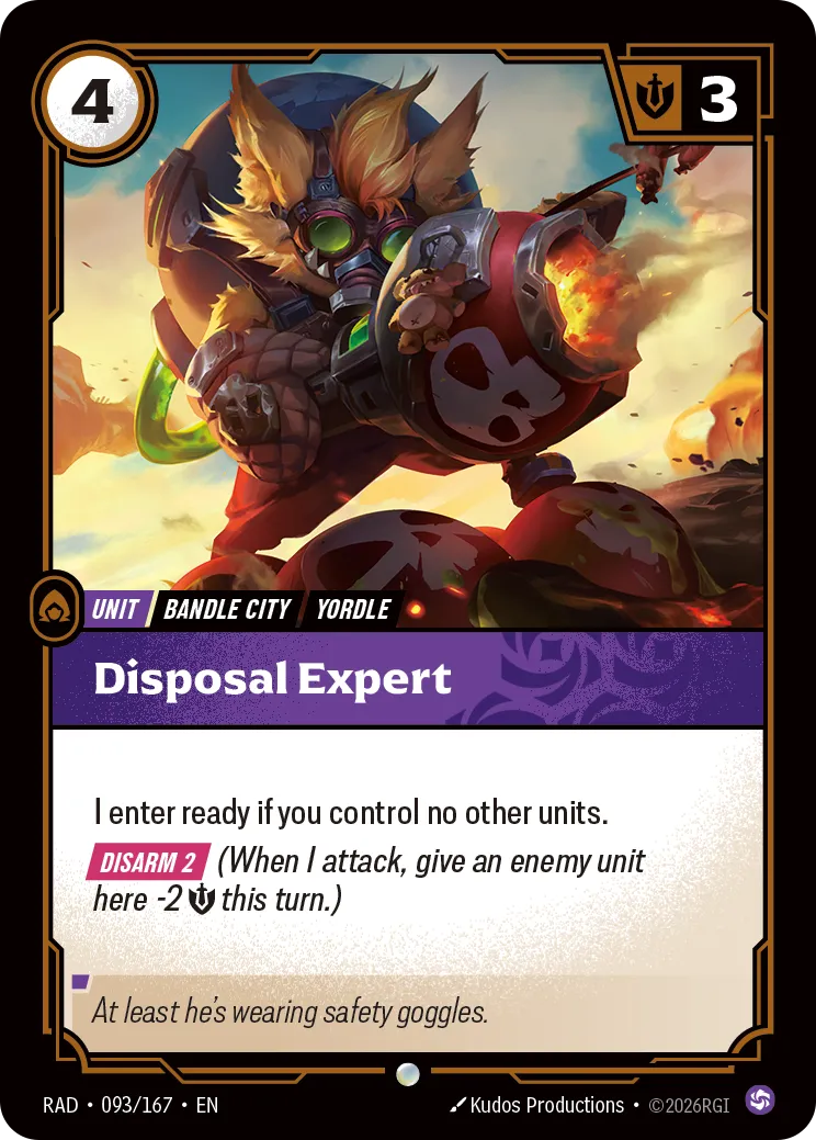 Disposal Expert [RAD-093/167] [Radiance]