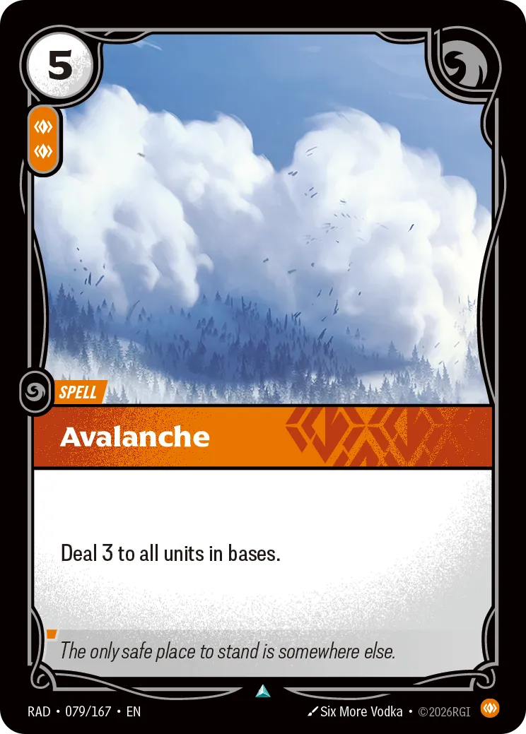 Avalanche [RAD-079/167] [Radiance]