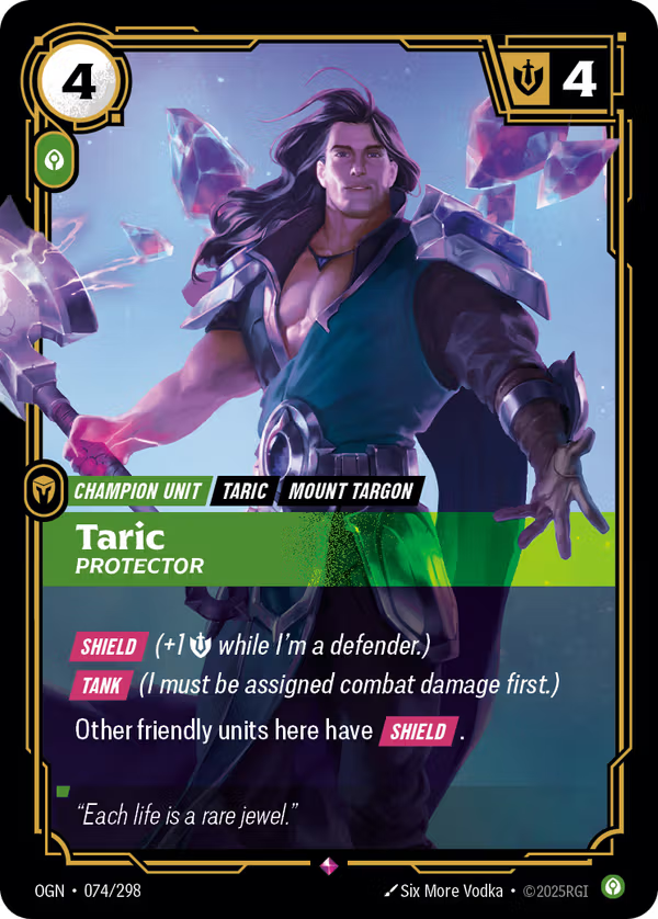 Taric, Protector [OGN-074/298] [Origins]