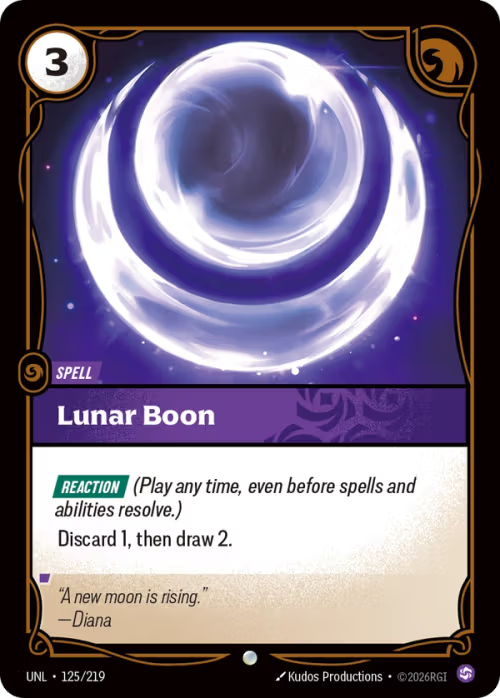 Lunar Boon [UNL-125/219] [Unleashed]