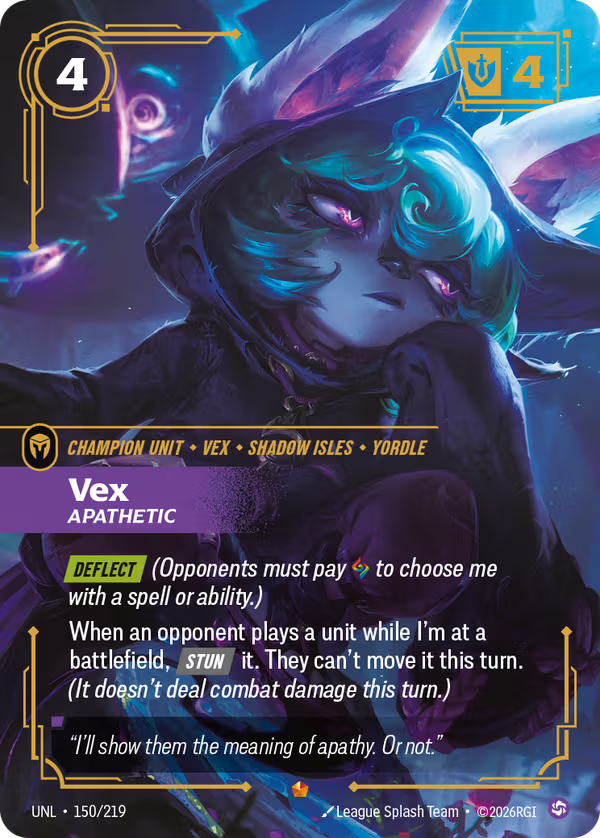 Vex, Apathetic [UNL-150/219] [Unleashed]
