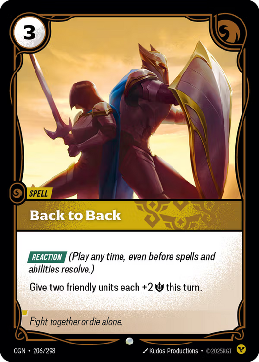 Back to Back [OGN-206/298] [Origins]