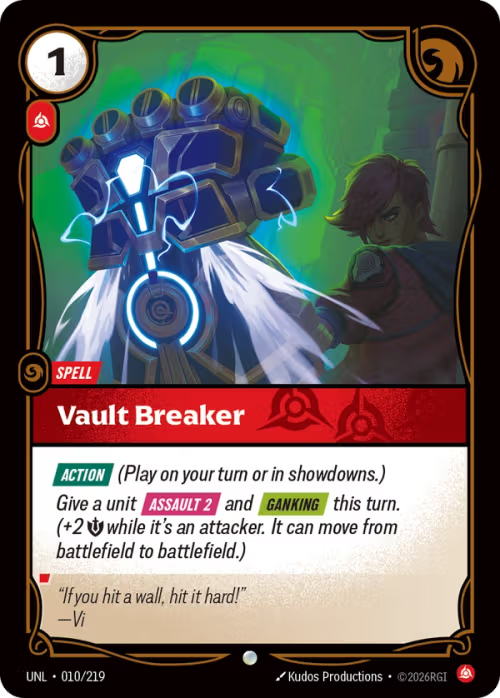Vault Breaker [UNL-010/219] [Unleashed]