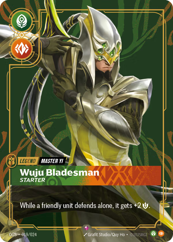 Wuju Bladesman - Starter [OGS-019/024] [Origins Proving Grounds]