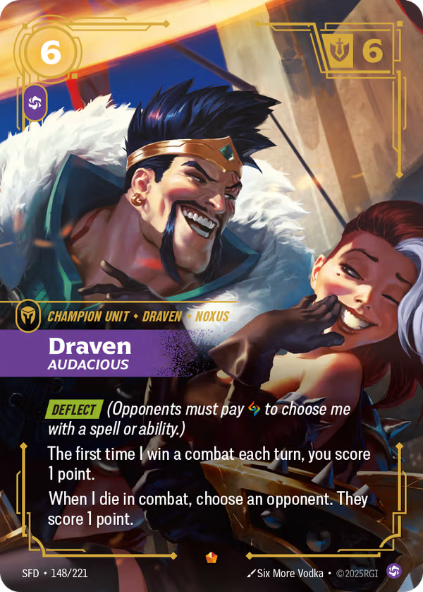 Draven, Audacious [SFD-148/221] [Spiritforged]