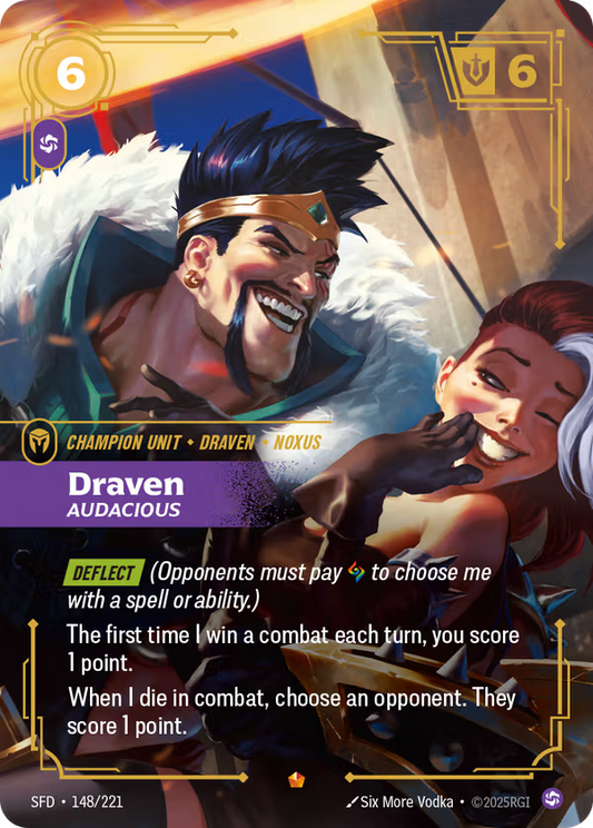 Draven, Audacious [SFD-148/221] [Spiritforged]