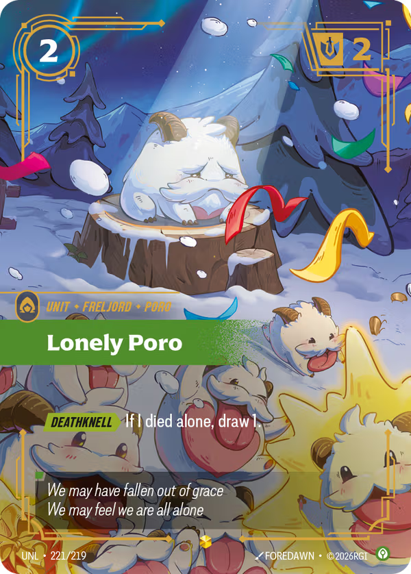 Lonely Poro [UNL-221/219] [Unleashed]