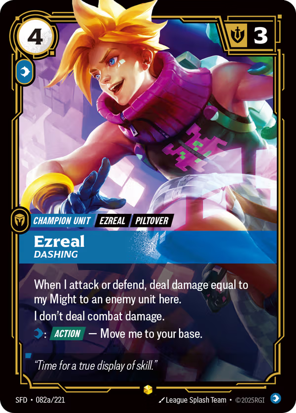 Ezreal, Dashing [SFD-082a/221] [Spiritforged]
