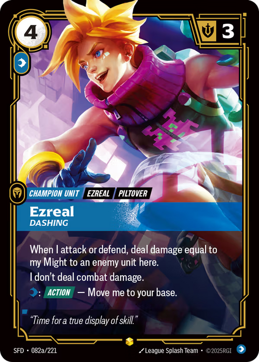 Ezreal, Dashing [SFD-082a/221] [Spiritforged]