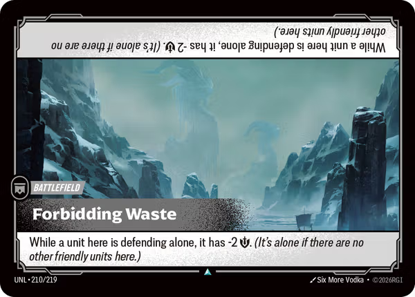 Forbidding Waste [UNL-210/219] [Unleashed] [Foil]