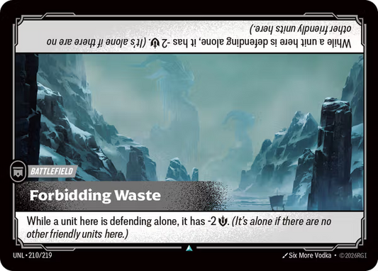Forbidding Waste [UNL-210/219] [Unleashed] [Foil]