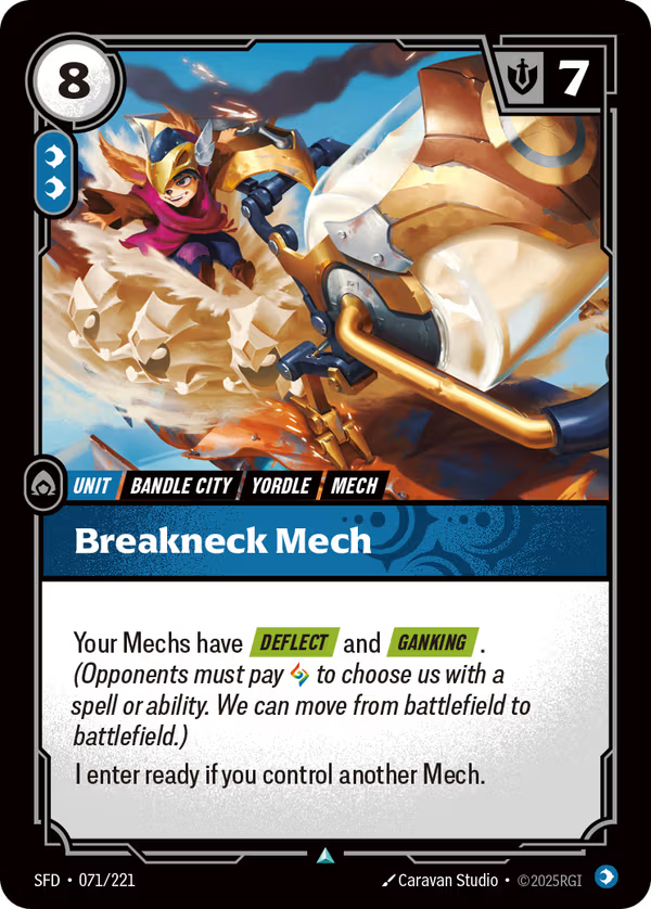 Breakneck Mech [SFD-071/221] [Spiritforged] [Foil]