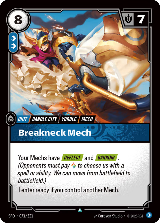 Breakneck Mech [SFD-071/221] [Spiritforged] [Foil]