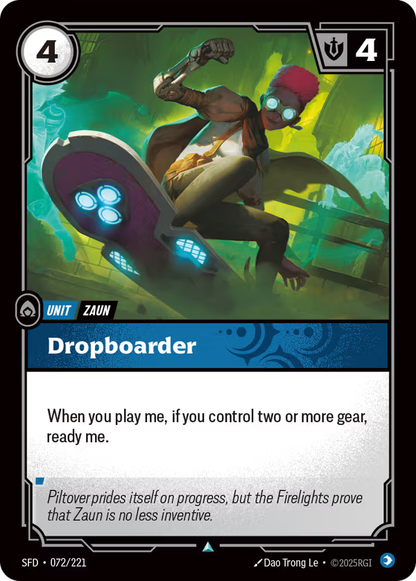 Dropboarder [SFD-072/221] [Spiritforged] [Foil]