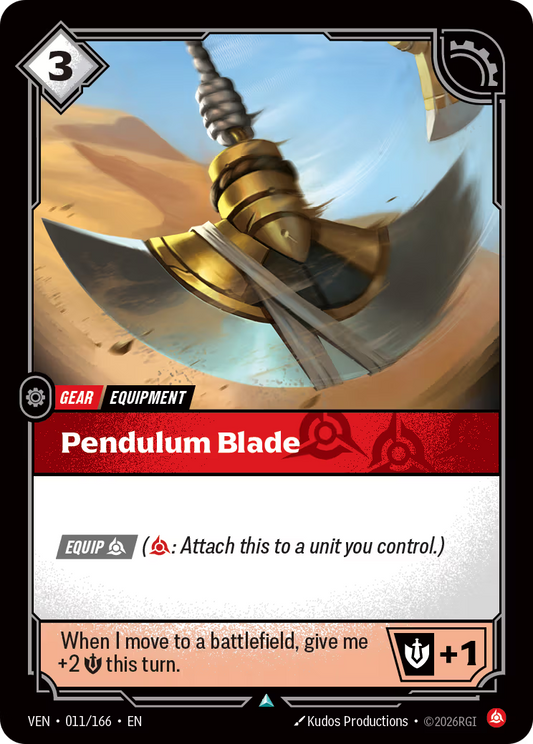 Pendulum Blade [VEN-011/166] [Vendetta] [Foil]