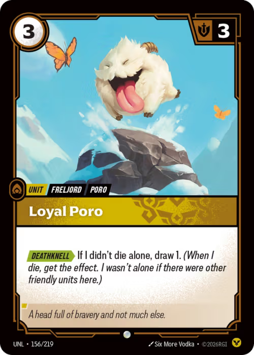 Loyal Poro [UNL-156/219] [Unleashed] [Foil]