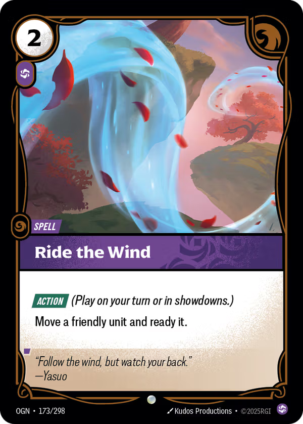 Ride the Wind [OGN-173/298] [Origins] [Foil]