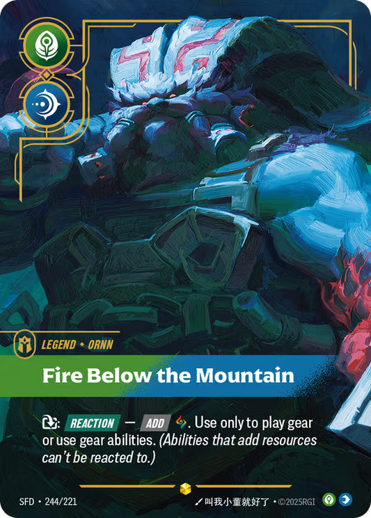 Fire Below the Mountain [SFD-244/221] [Spiritforged]