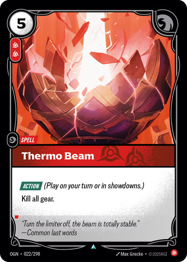 Thermo Beam [OGN-022/298] [Origins] [Foil]