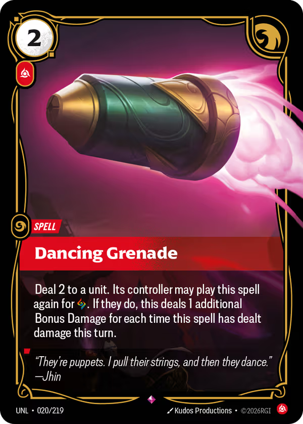 Dancing Grenade [UNL-020/219] [Unleashed]