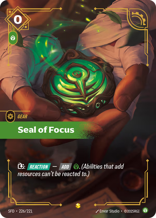 Seal of Focus [SFD-226/221] [Spiritforged]