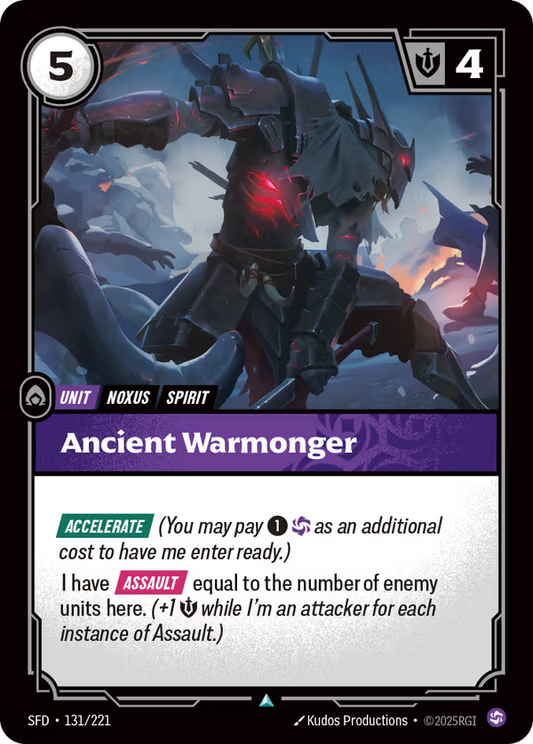 Ancient Warmonger [SFD-131/221] [Spiritforged]