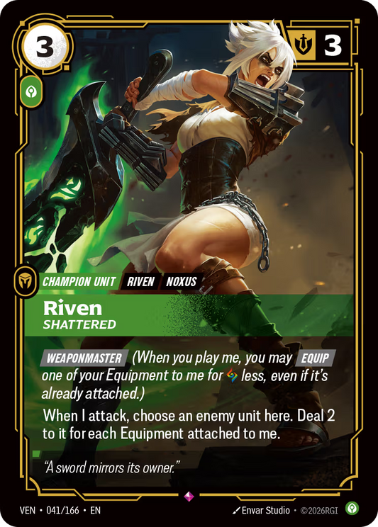 Riven, Shattered [VEN-041/166] [Vendetta]