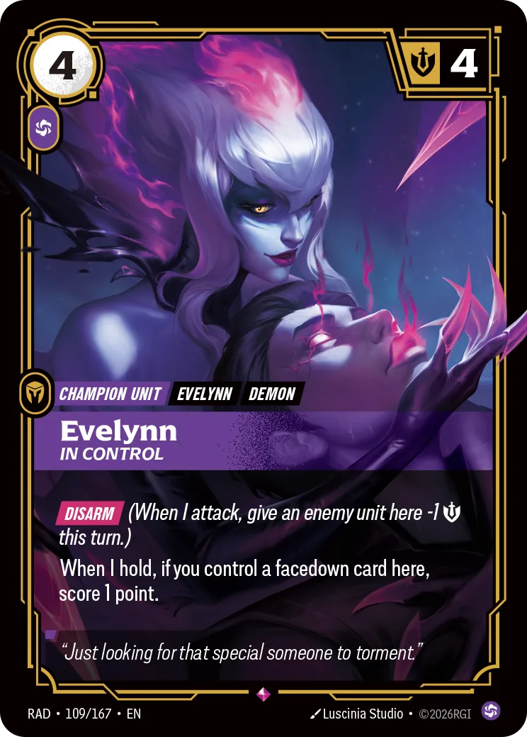 Evelynn, In Control [RAD-109/167] [Radiance]