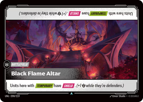 Black Flame Altar [UNL-208/219] [Unleashed]
