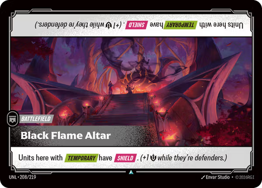 Black Flame Altar [UNL-208/219] [Unleashed]