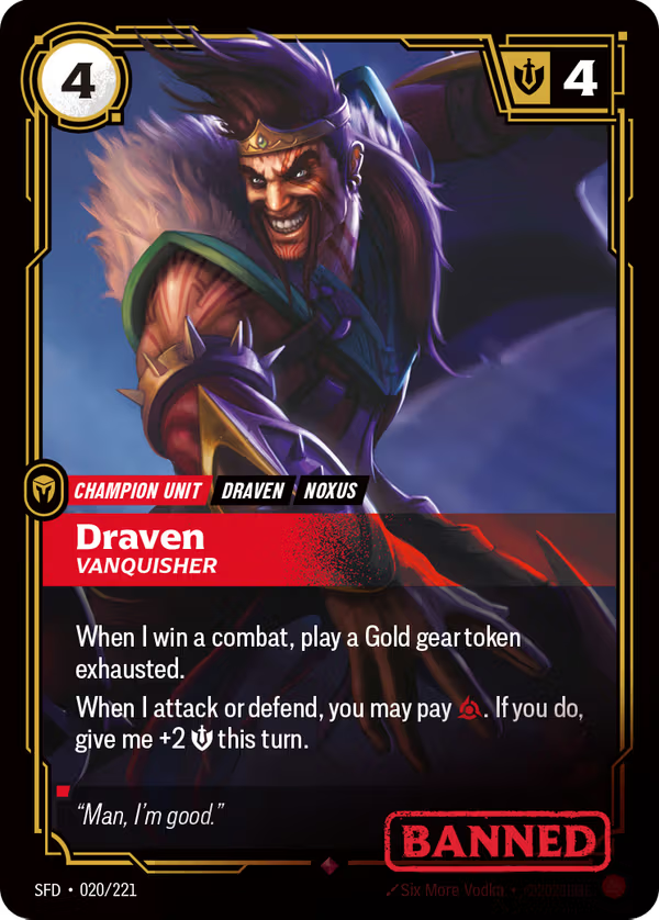 Draven, Vanquisher [SFD-020/221] [Spiritforged]