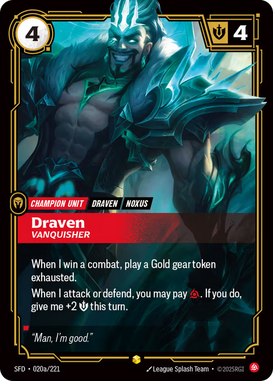 Draven, Vanquisher [SFD-020a/221] [Spiritforged]