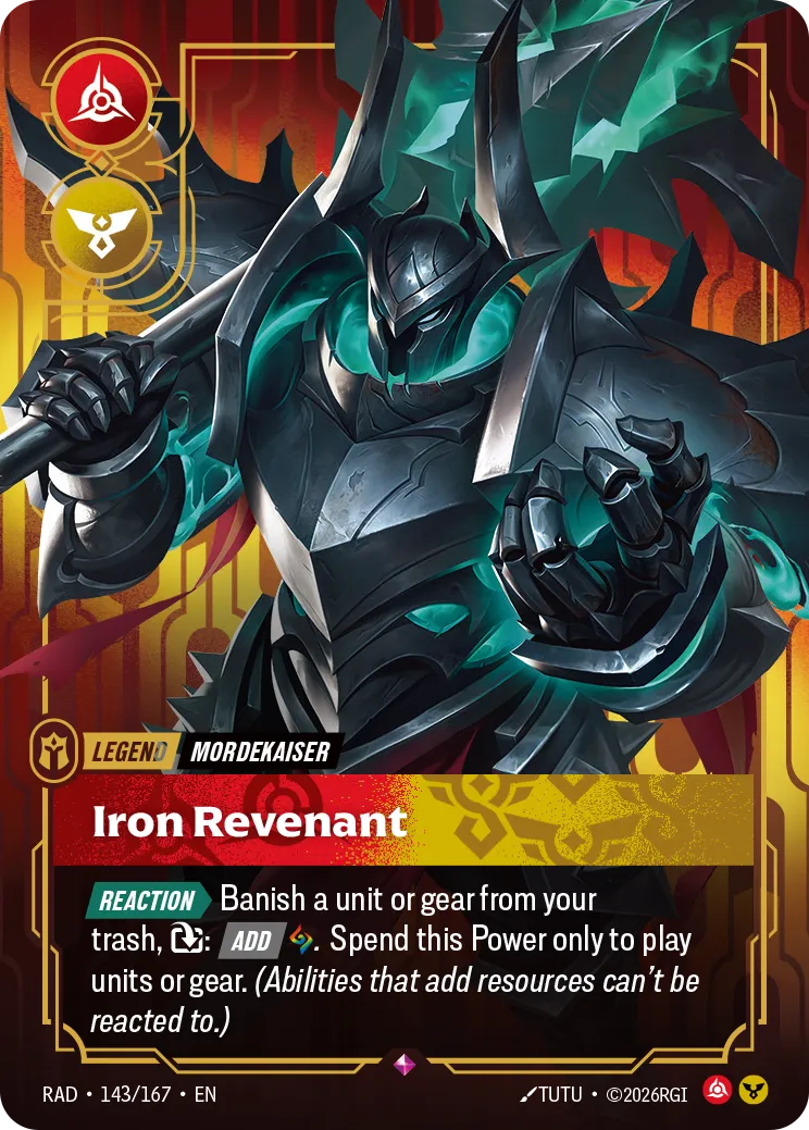 Iron Revenant [RAD-143/167] [Radiance]
