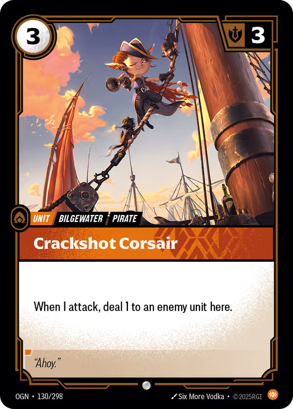 Crackshot Corsair [OGN-130/298] [Origins] [Foil]